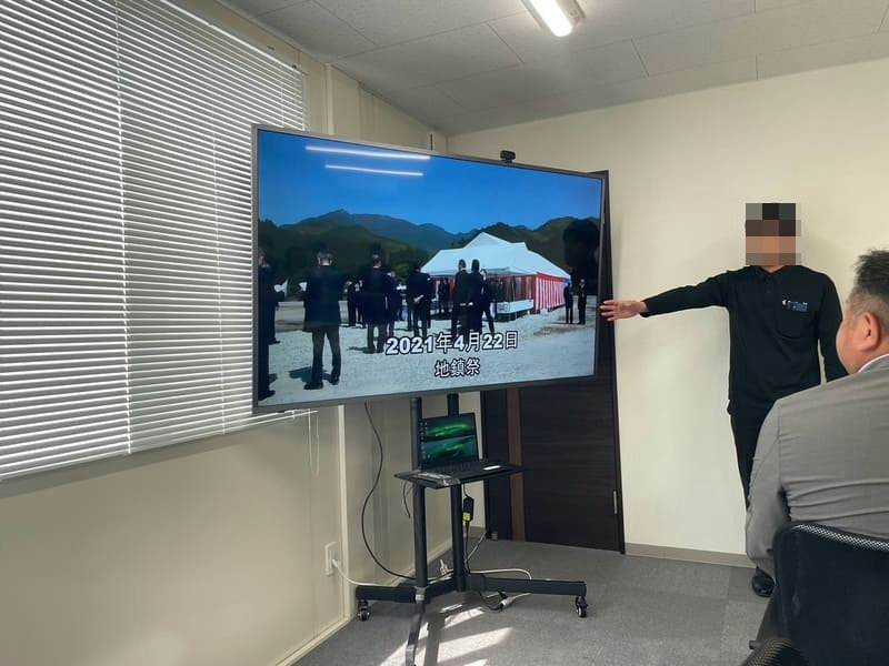 エフビッドファームこうちでのプレゼンテーション